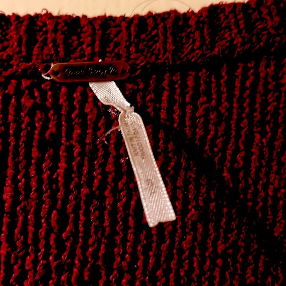 Free People Burgundy Sweater - Picture 6 of 7